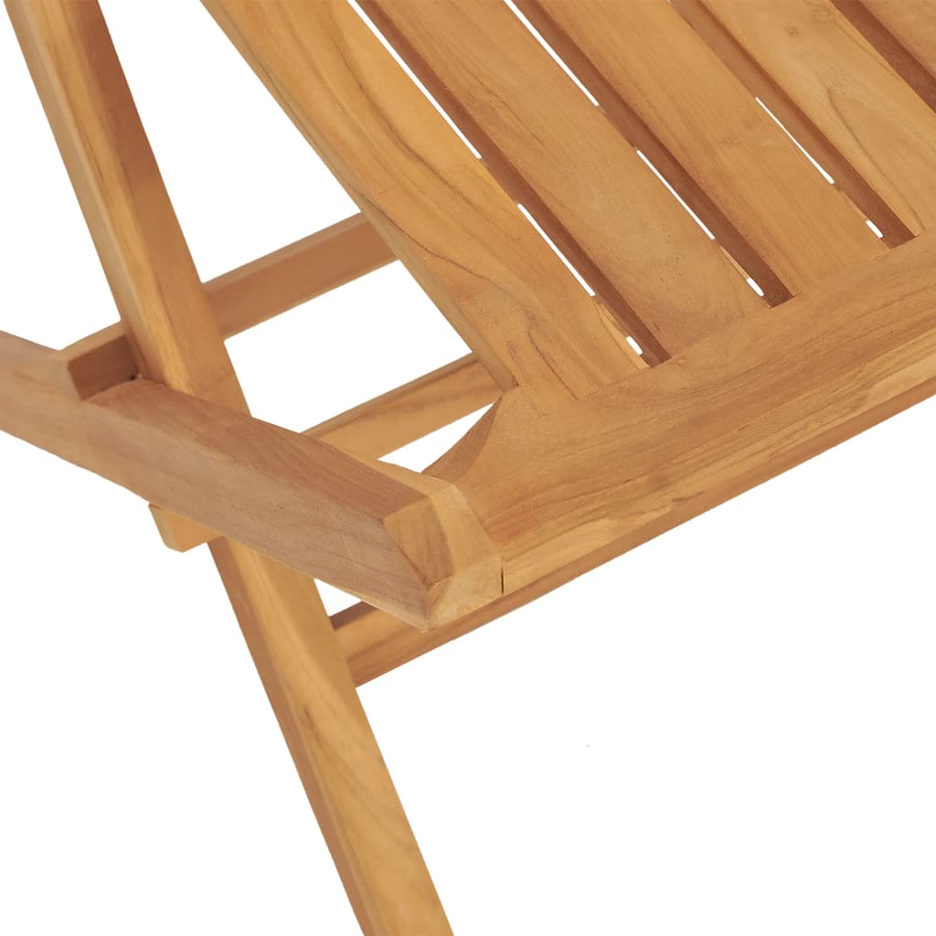 Folding Garden Chairs 8 pcs 47x47x89 cm Solid Wood Teak