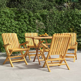 vidaXL Folding Garden Chairs 4 pcs 61x67x90 cm Solid Wood Teak