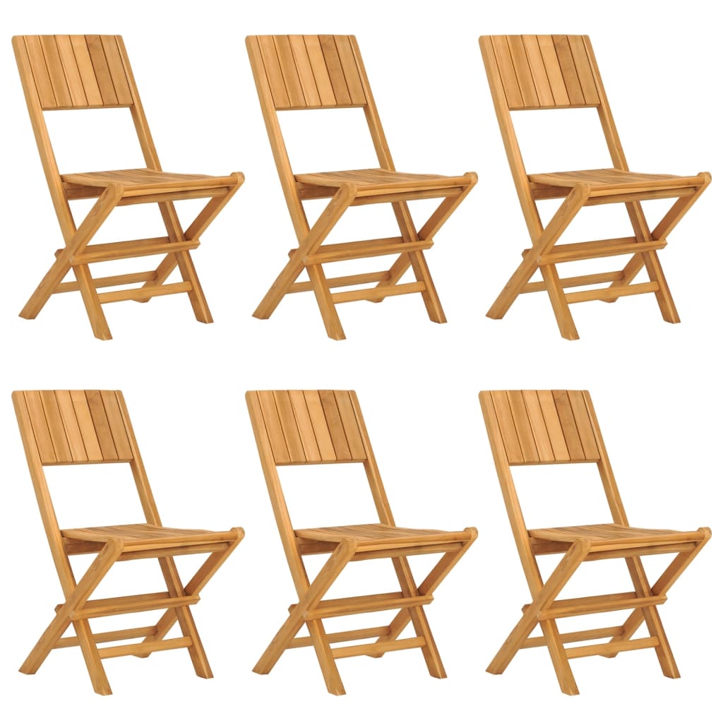 Folding Garden Chairs 6 pcs 47x61x90 cm Solid Wood Teak