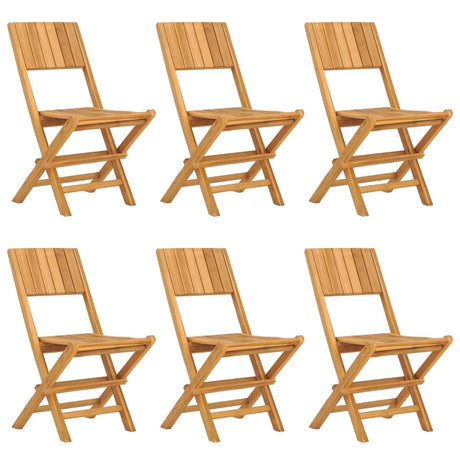 Folding Garden Chairs 6 pcs 47x61x90 cm Solid Wood Teak