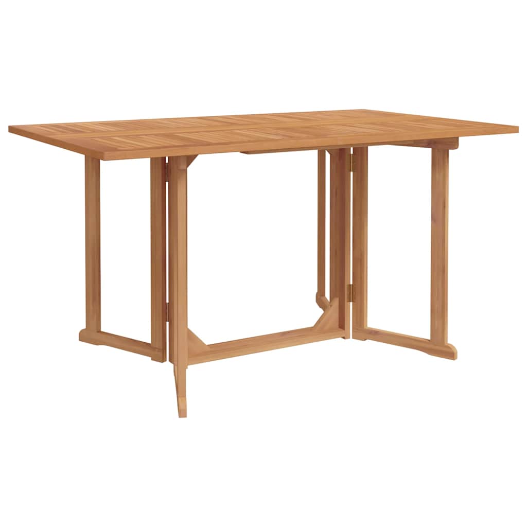 Garden Dining Set 7 pcs Brown 150 x 90 x 75 cm Solid Teak wood