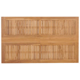 Garden Dining Set 7 pcs Brown 150 x 90 x 75 cm Solid Teak wood