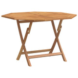 Folding Garden Table 110x110x75 cm Solid Wood Teak