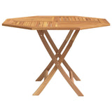Folding Garden Table 110x110x75 cm Solid Wood Teak