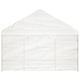 Gazebo with Roof White 20.07x4.08x3.22 m Polyethylene