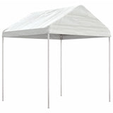 Gazebo with Roof White 4.46x2.28x2.69 m Polyethylene