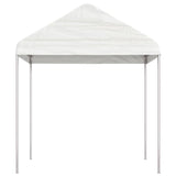 Gazebo with Roof White 4.46x2.28x2.69 m Polyethylene