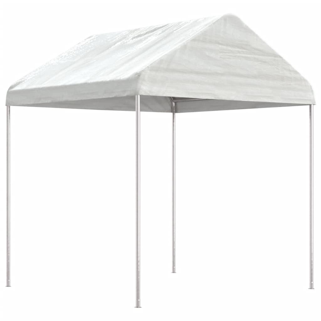 Gazebo with Roof White 11.15x2.28x2.69 m Polyethylene