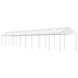 Gazebo with Roof White 20.07x2.28x2.69 m Polyethylene