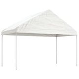 Gazebo with Roof White 13.38x4.08x3.22 m Polyethylene