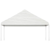 Gazebo with Roof White 13.38x5.88x3.75 m Polyethylene