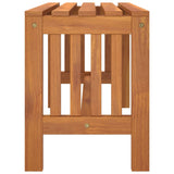 Garden Bench 80 cm Solid Wood Eucalyptus