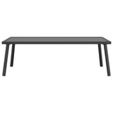 Garden Coffee Table Anthracite 110x55x35cm Steel