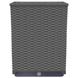 Planters 2 pcs Black 30x30x37 cm Polypropylene
