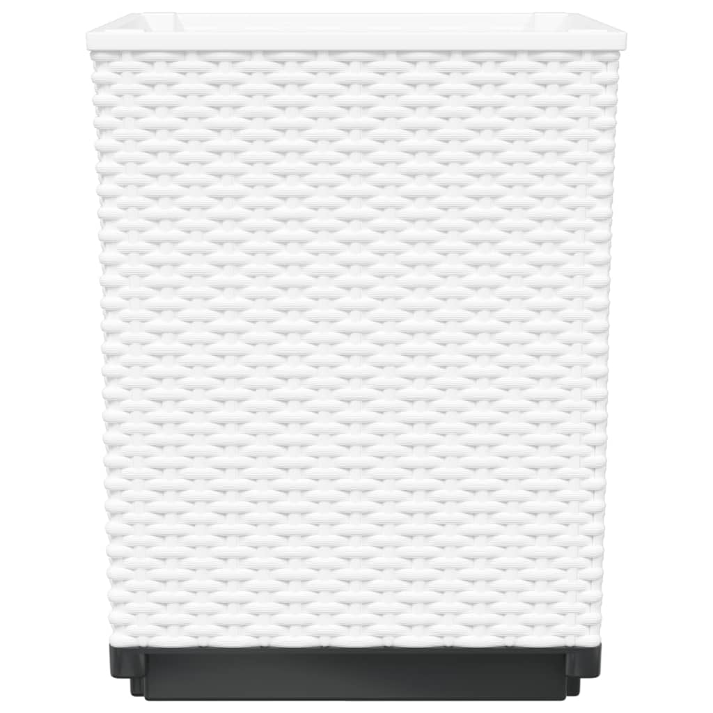 Planters 2 pcs White 30x30x37 cm Polypropylene
