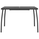 Garden Table Anthracite 110x80x72 cm Steel Mesh