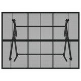 Folding Garden Table Anthracite 110x80x72 cm Steel Mesh