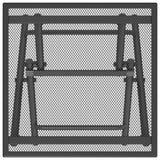Folding Garden Table Anthracite 38x38x38 cm Steel Mesh
