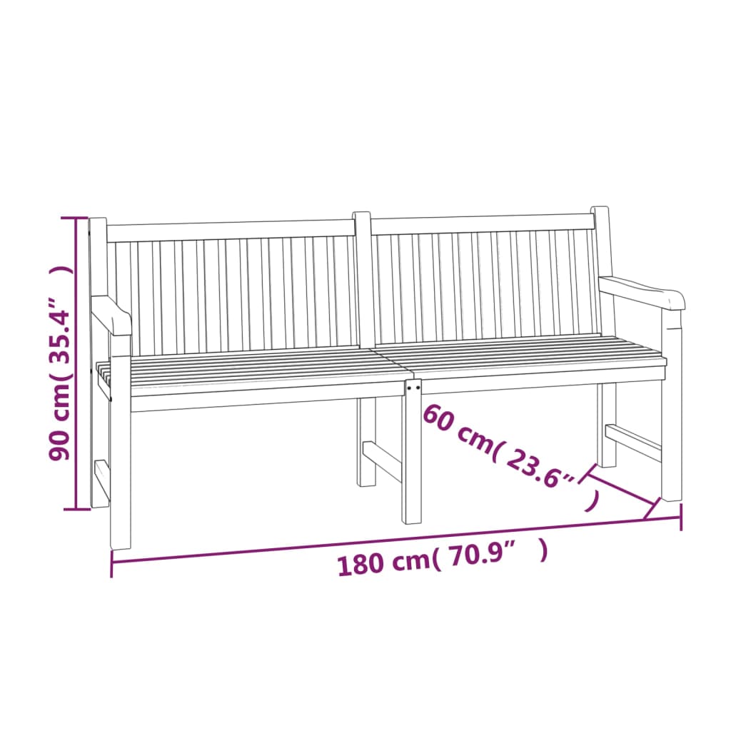 3 Piece Garden Dining Set Solid Wood Teak