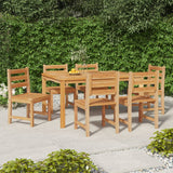 vidaXL Garden Chairs 6 pcs Solid Wood Teak