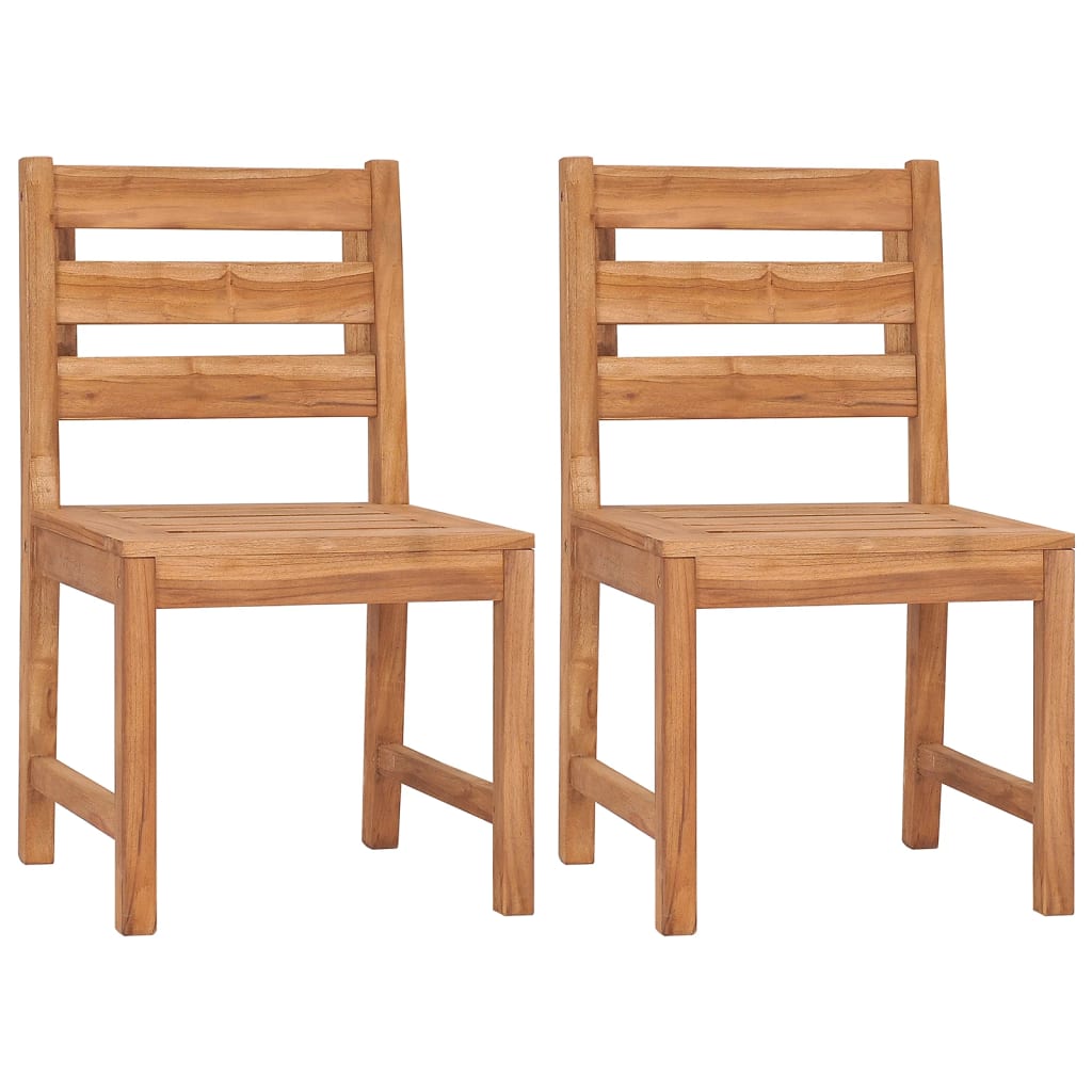 4 Piece Garden Dining Set Solid Wood Teak