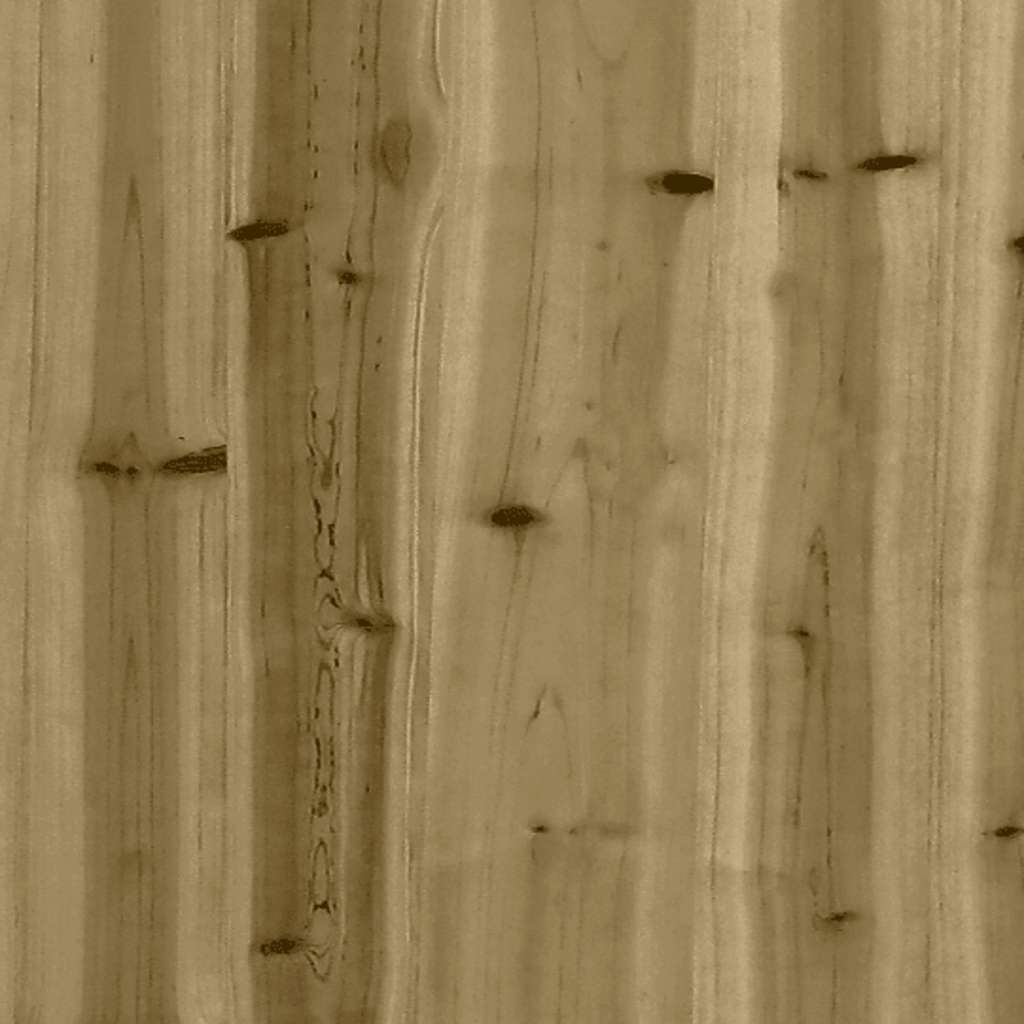Corner Sofa with Cushions Impregnated Wood Pine