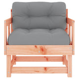 Garden Chairs with Cushions 2 pcs Solid Wood Douglas