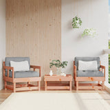 Garden Chairs with Cushions 2 pcs Solid Wood Douglas