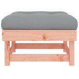 Garden Footstools with Cushions 2pcs Solid Wood Douglas