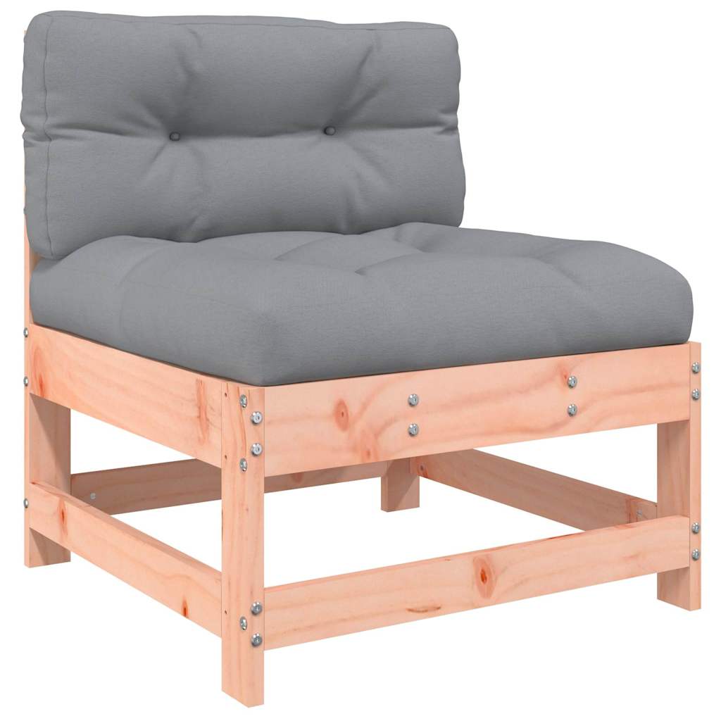 Middle Sofa with Cushions Solid Wood Douglas
