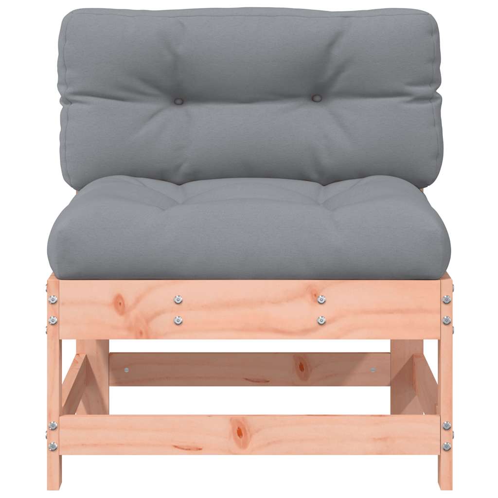 Middle Sofa with Cushions Solid Wood Douglas