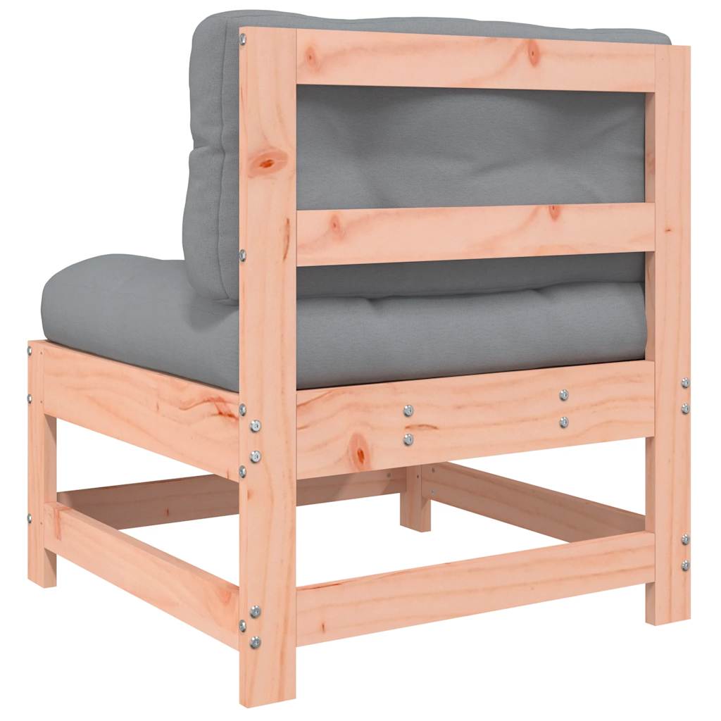 Middle Sofa with Cushions Solid Wood Douglas