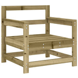Garden Chairs with Cushions 2 pcs Impregnated Wood Pine