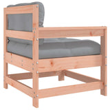 Garden Chairs with Cushions 2 pcs Solid Wood Douglas