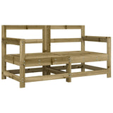 Garden Chairs with Cushions 2 pcs Impregnated Wood Pine