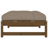 Garden Footstool Honey Brown 120x80 cm Solid Wood Pine