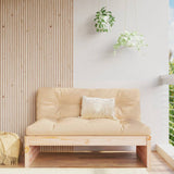 Middle Sofa 120x80 cm Solid Wood Pine