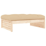 Garden Footstool 120x80 cm Solid Wood Pine