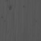 Garden Footstool Grey 120x80 cm Solid Wood Pine