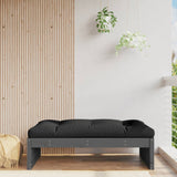 Garden Footstool Grey 120x80 cm Solid Wood Pine