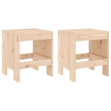 3 Piece Garden Bistro Set Solid Wood Pine