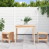 3 Piece Garden Bistro Set Solid Wood Pine