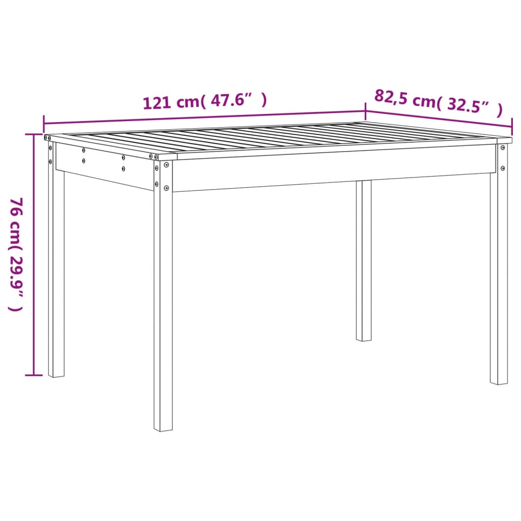 5 Piece Garden Dining Set Grey Solid Wood Pine