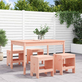 5 Piece Garden Dining Set Solid Wood Douglas