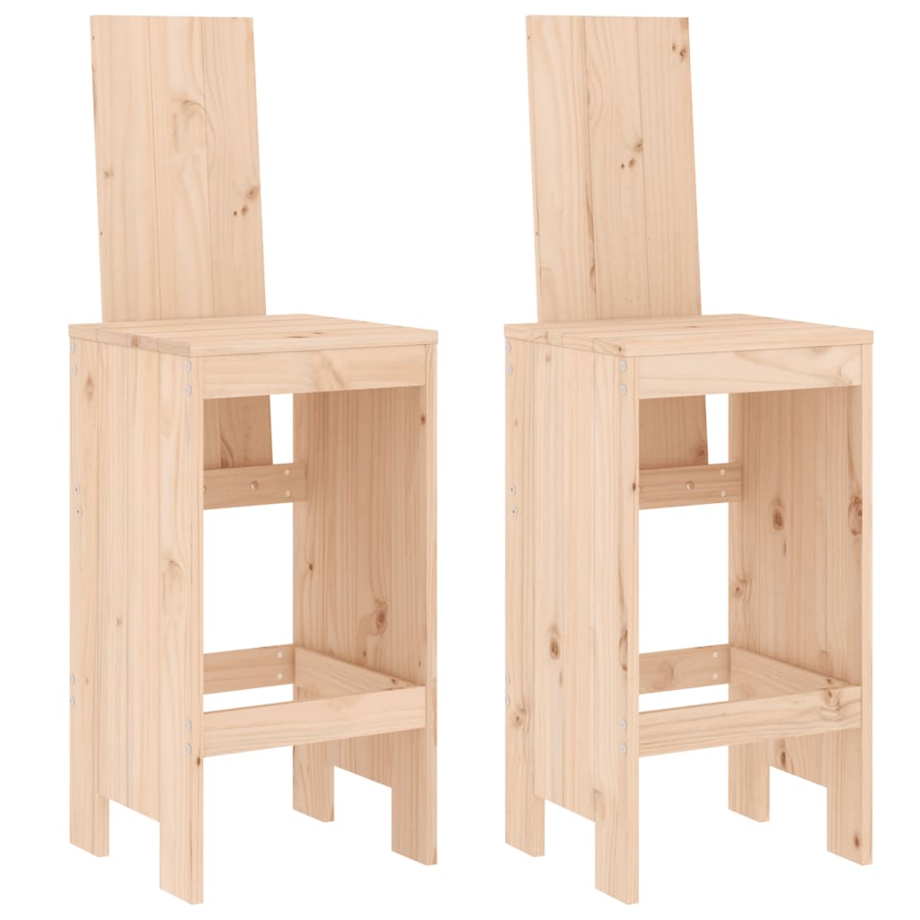 3 Piece Garden Bar Set Solid Wood Pine