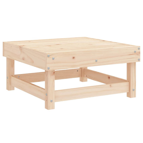 Garden Footstool Solid Wood Pine