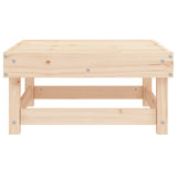 Garden Footstool Solid Wood Pine