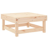 Garden Footstool Solid Wood Pine