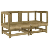 Garden Corner Sofas 2 pcs Impregnated Wood Pine