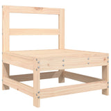 Garden Middle Sofa Solid Wood Pine